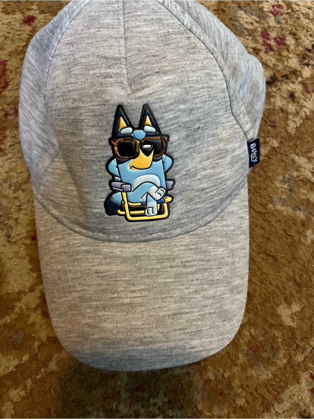 Bluey Kids Gray Baseball Cap Snapback Hat walt Disney kids
